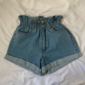 Missguided ✖️ Paperbag High waisted Denim 4